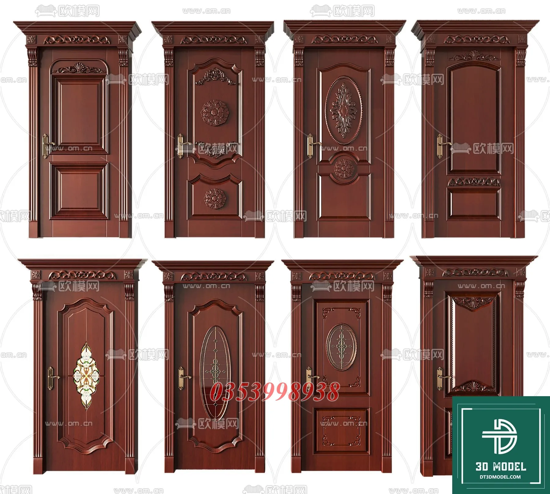 CLASSIC DOOR – 3dsmax MODELS – 088