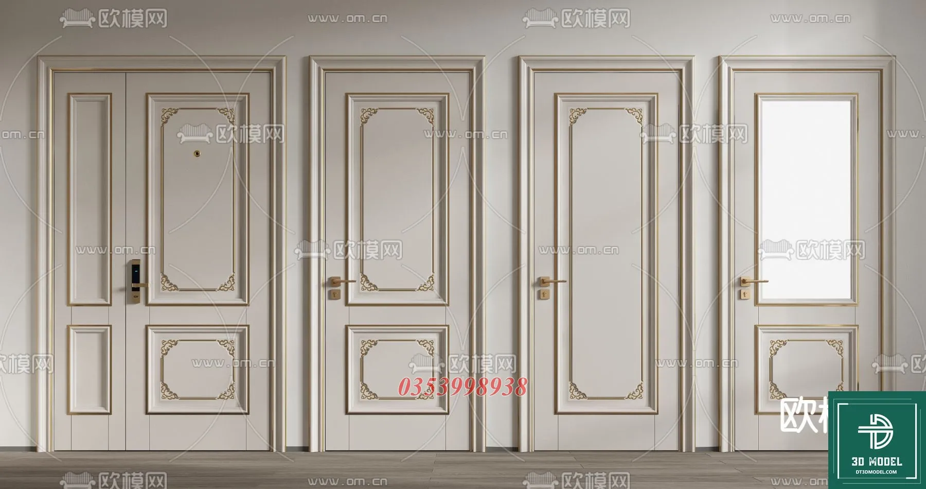CLASSIC DOOR – 3dsmax MODELS – 108