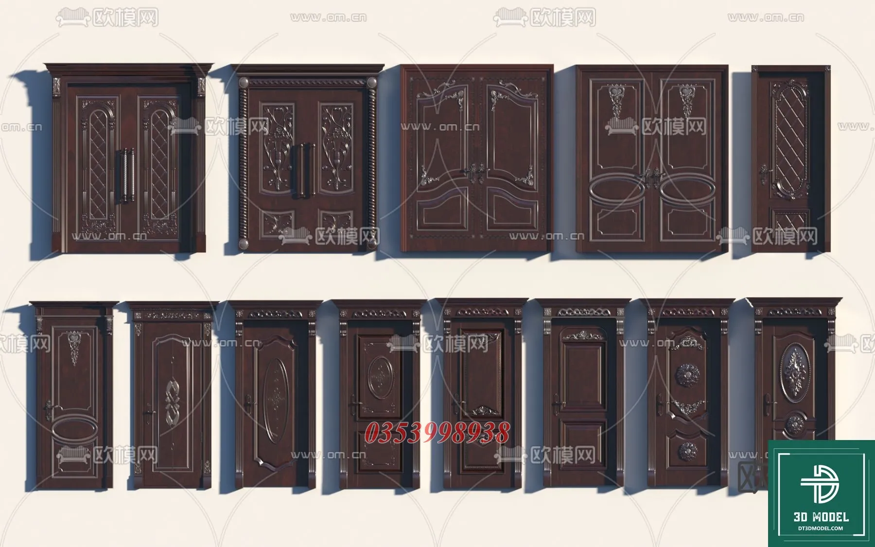 CLASSIC DOOR – 3dsmax MODELS – 109