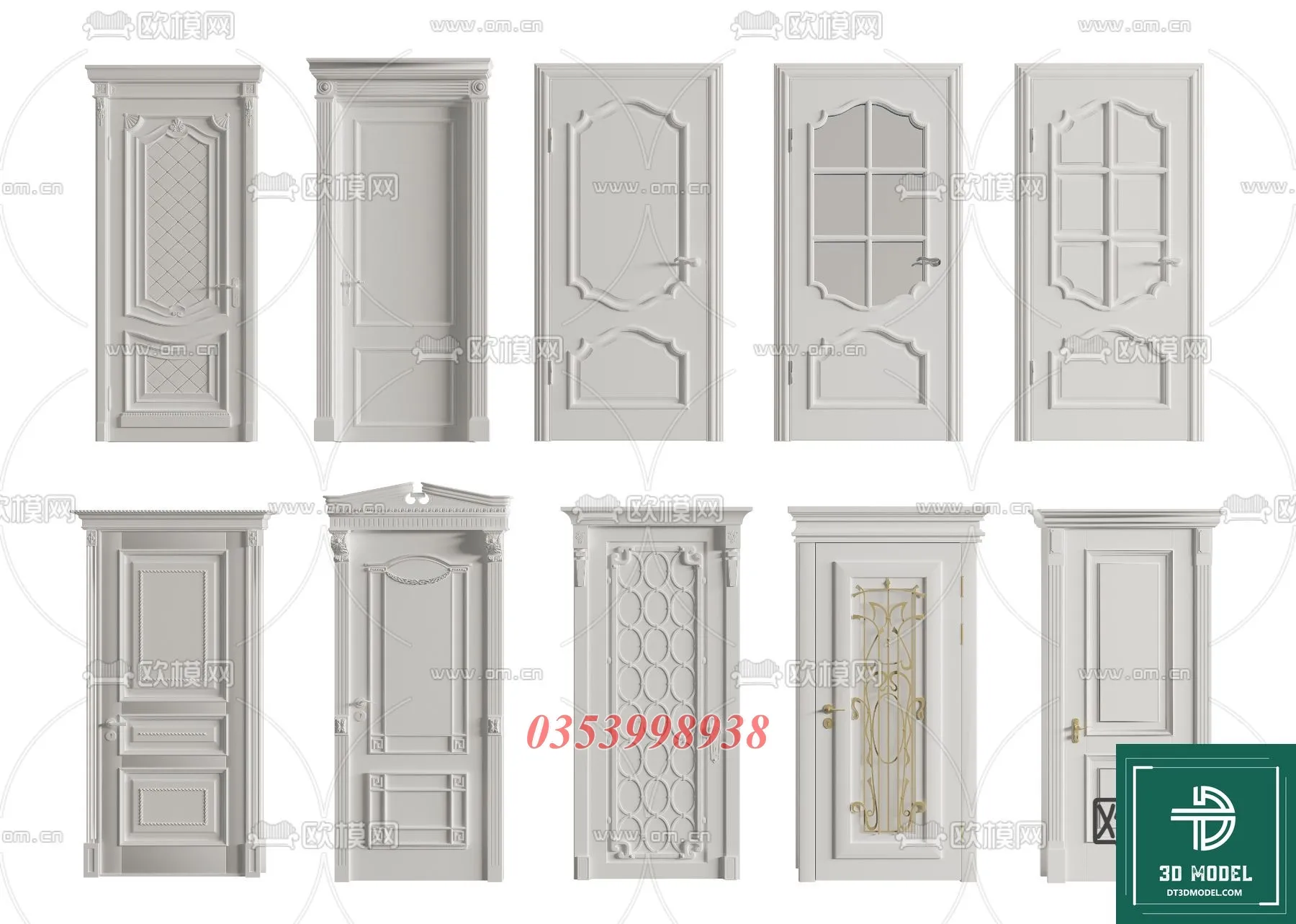 CLASSIC DOOR – 3dsmax MODELS – 118