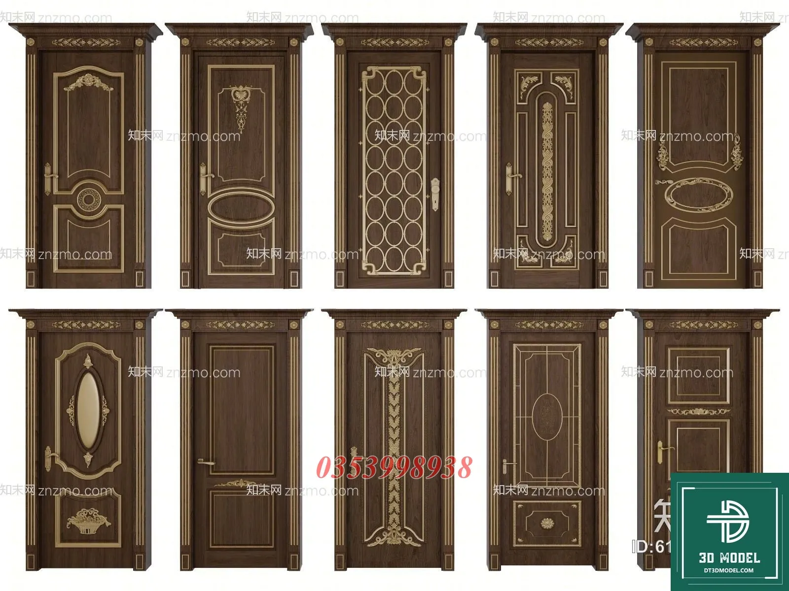 CLASSIC DOOR – 3dsmax MODELS – 122