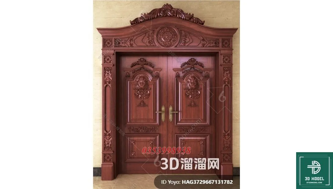 CLASSIC DOOR – 3dsmax MODELS – 126