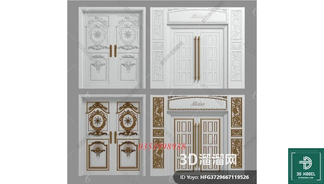 CLASSIC DOOR – 3dsmax MODELS – 147