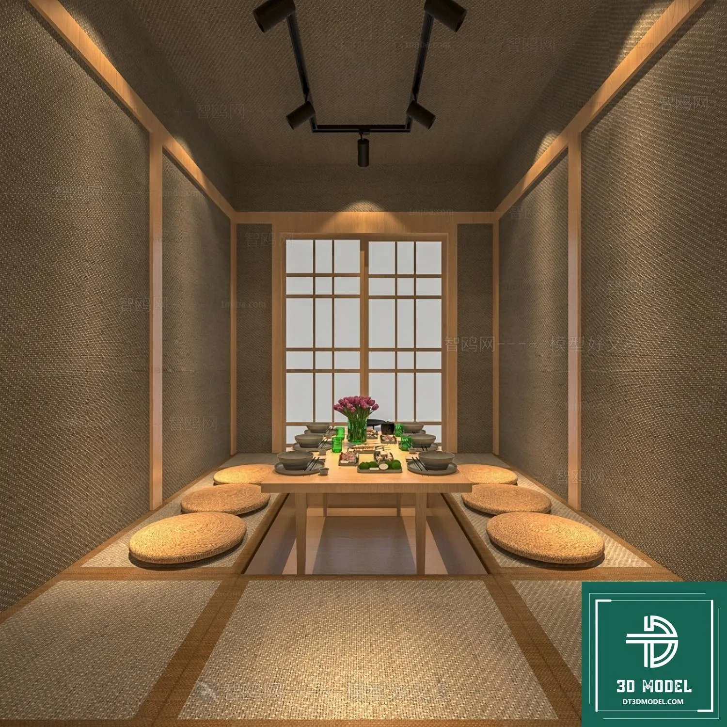 RESTAURANT – JAPAN STYLE – 3D BLOCK – 013