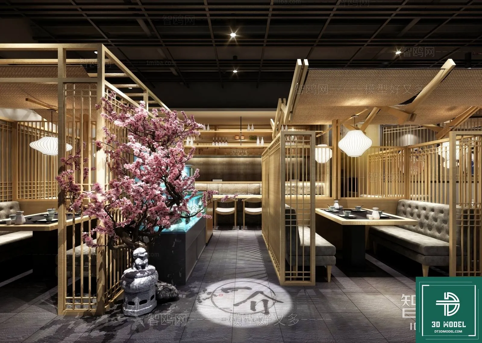 RESTAURANT – JAPAN STYLE – 3D BLOCK – 023