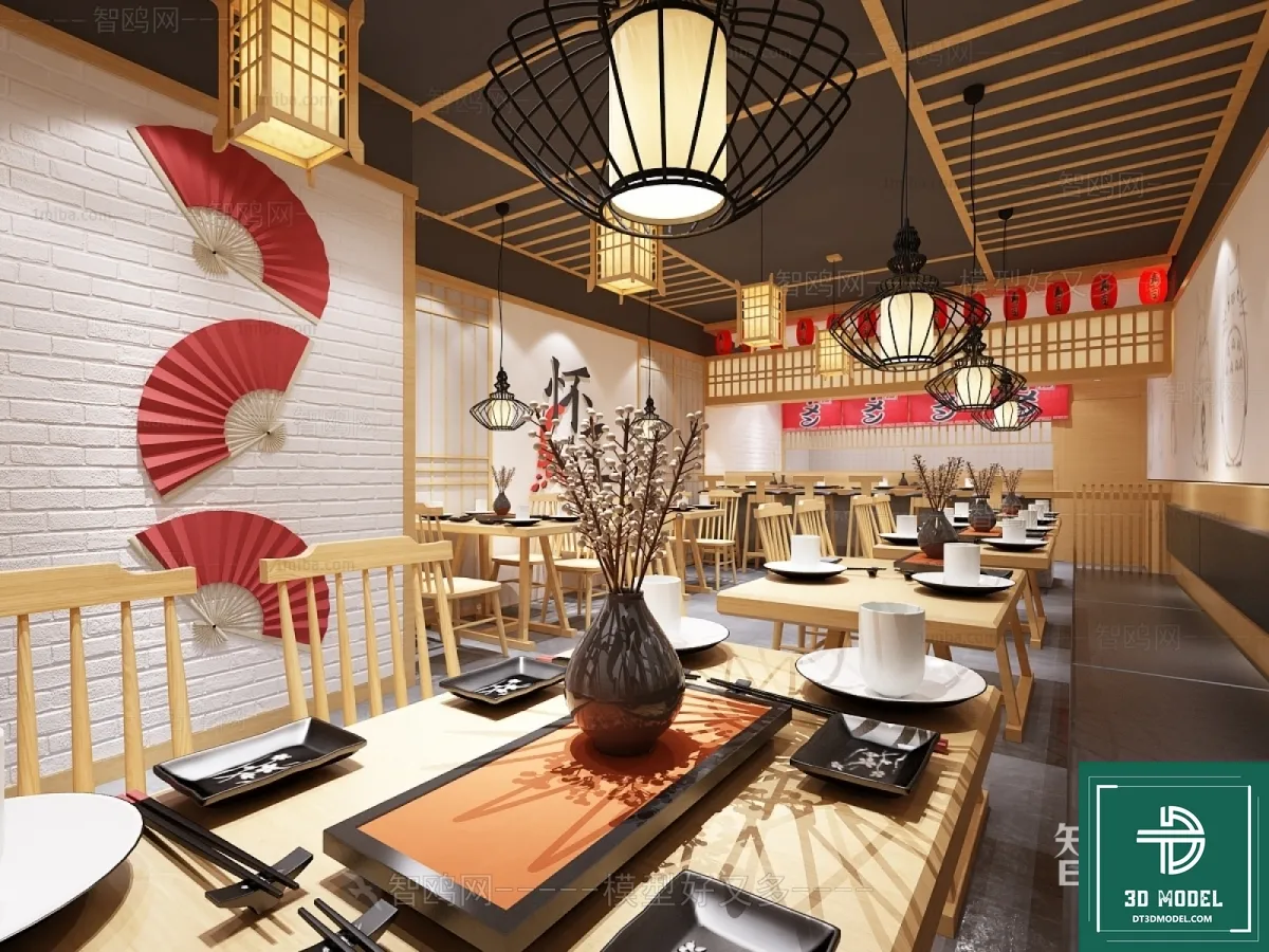 RESTAURANT – JAPAN STYLE – 3D BLOCK – 043