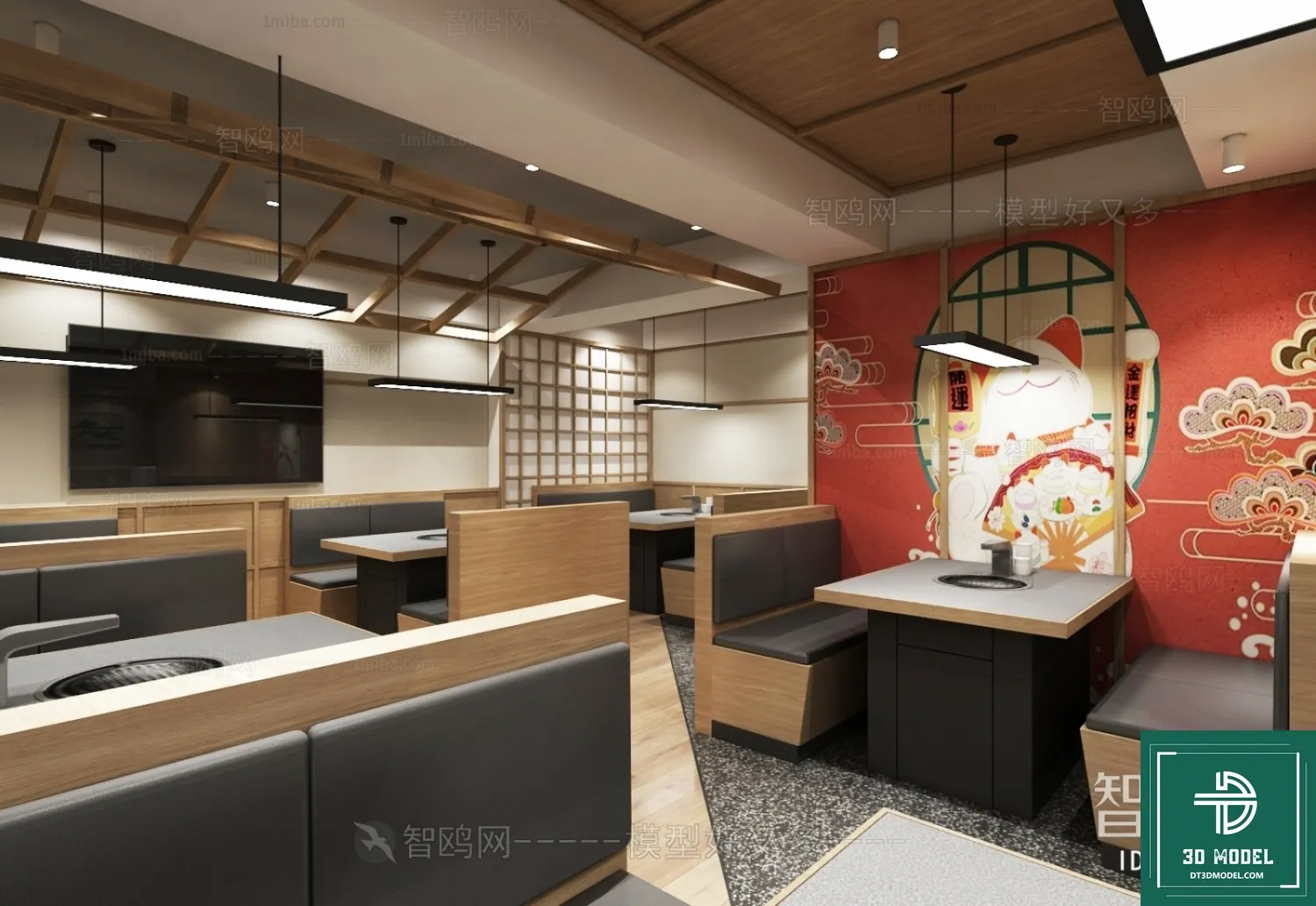 RESTAURANT – JAPAN STYLE – 3D BLOCK – 065