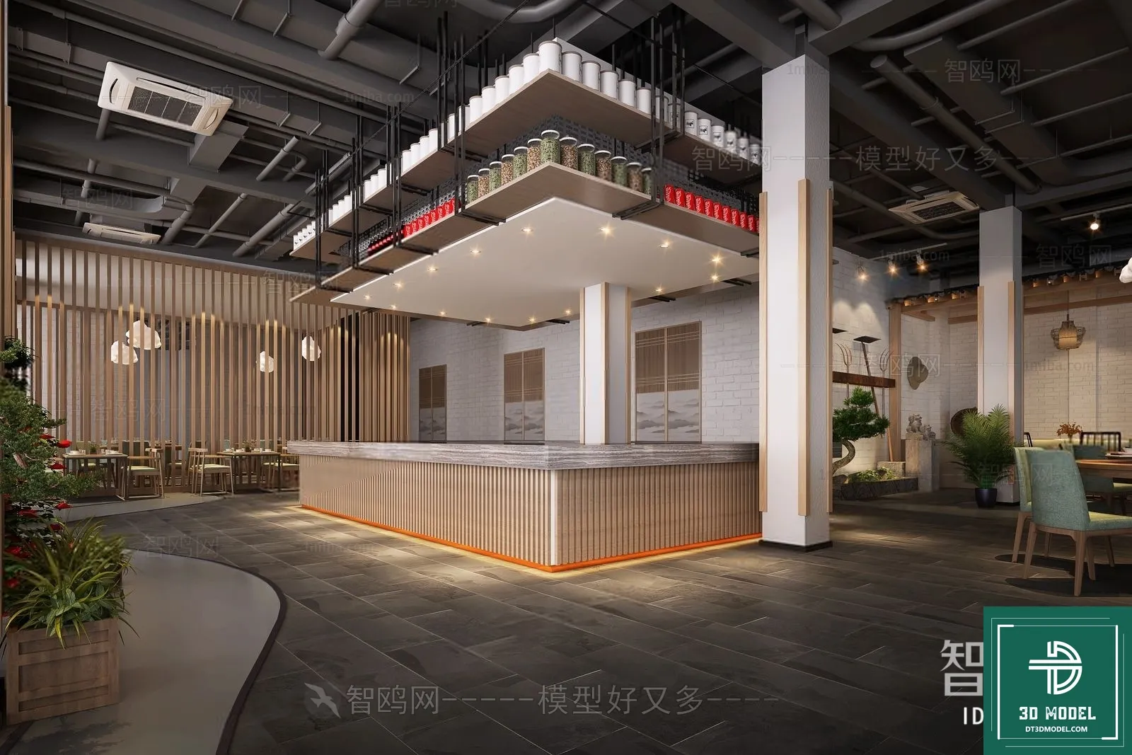 RESTAURANT – JAPAN STYLE – 3D BLOCK – 067