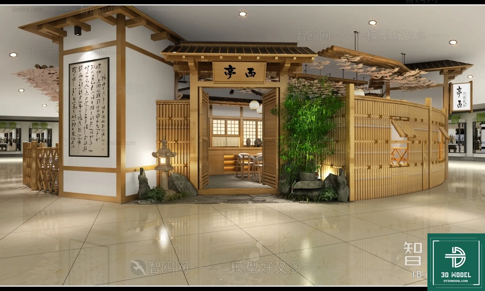 RESTAURANT – JAPAN STYLE – 3D BLOCK – 121