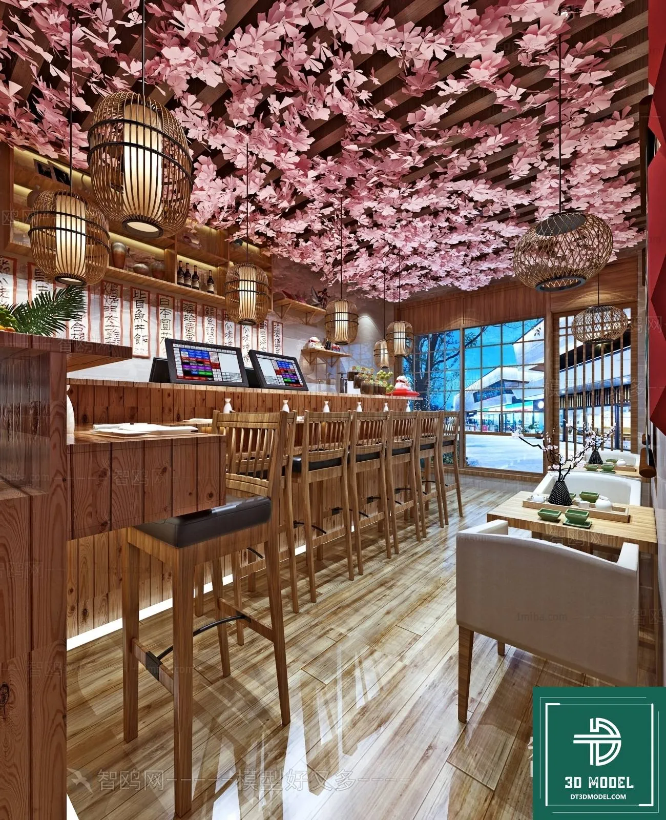 RESTAURANT – JAPAN STYLE – 3D BLOCK – 192