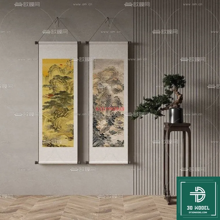CHINESE PICTURE – DECOR – 3D MODELS – 001