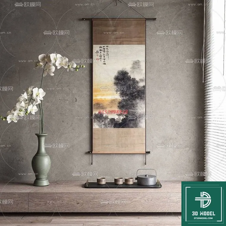CHINESE PICTURE – DECOR – 3D MODELS – 019