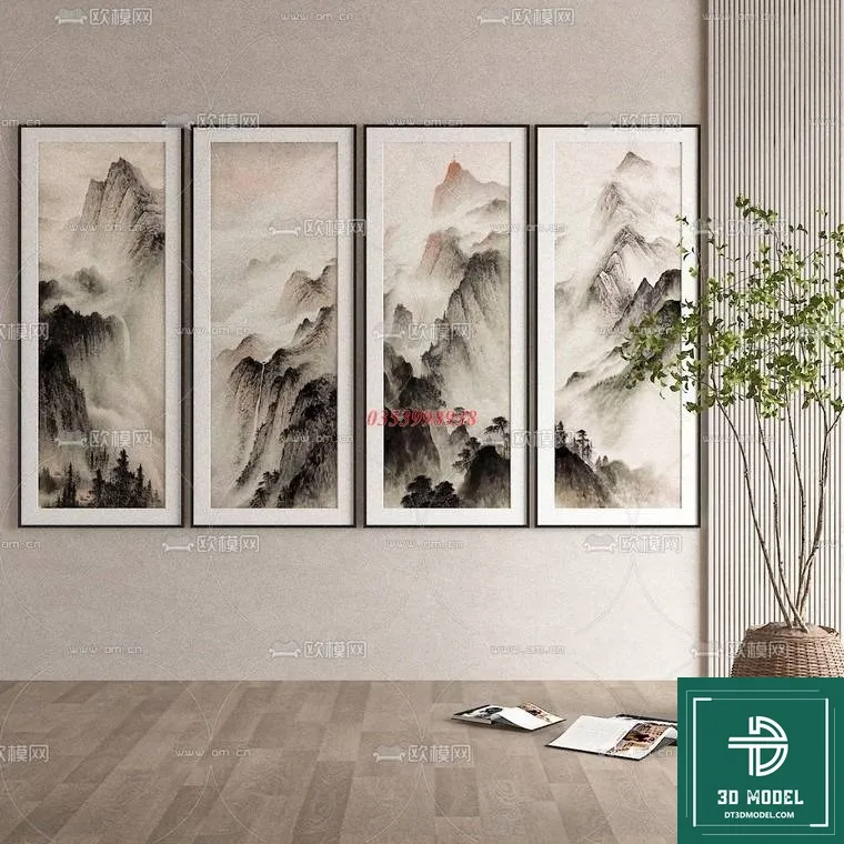 CHINESE PICTURE – DECOR – 3D MODELS – 036