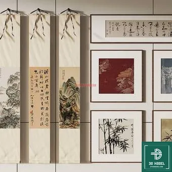 CHINESE PICTURE – DECOR – 3D MODELS – 038