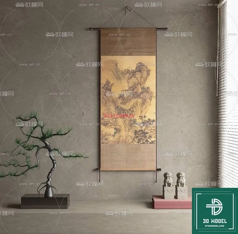 CHINESE PICTURE – DECOR – 3D MODELS – 045