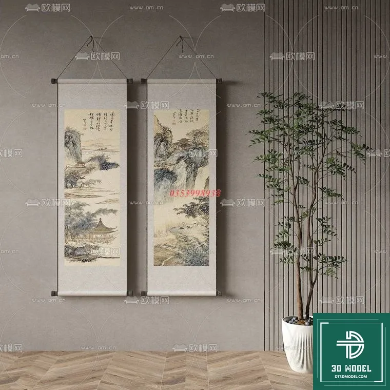 CHINESE PICTURE – DECOR – 3D MODELS – 049