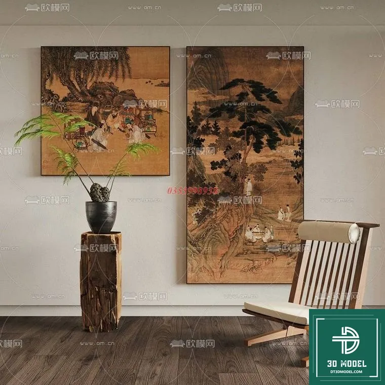 CHINESE PICTURE – DECOR – 3D MODELS – 059