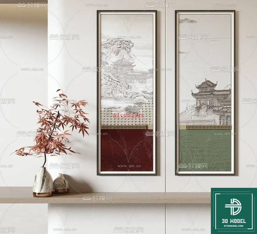 CHINESE PICTURE – DECOR – 3D MODELS – 084