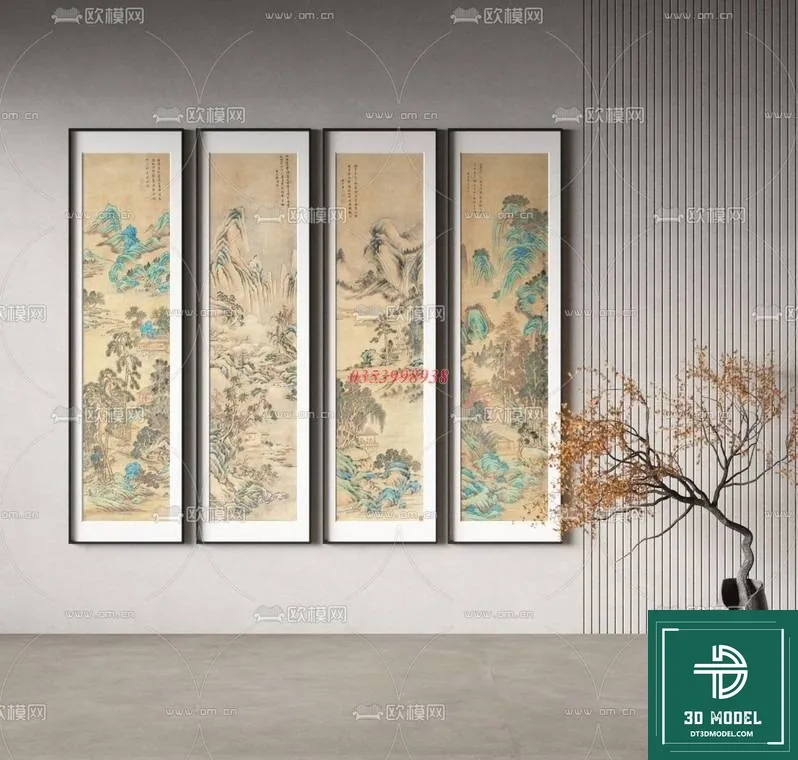 CHINESE PICTURE – DECOR – 3D MODELS – 113