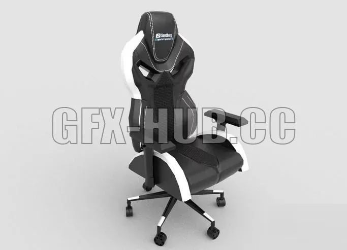 PBR Game 3D Model – Gaming Chair