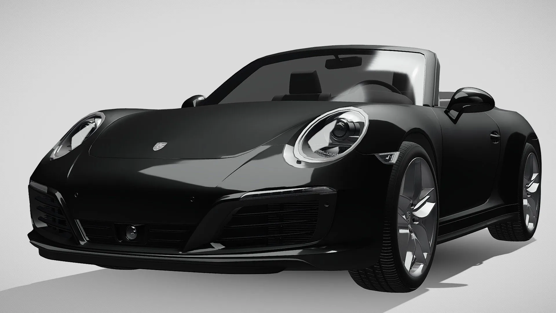 Porsche 3D Car (FBX) – porsche 911 carrera 4s cabriolet 2016 – 3D Model
