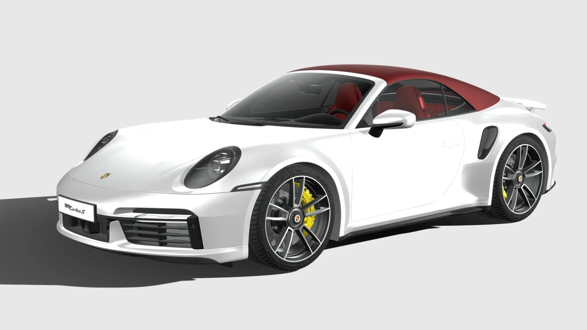 Porsche 3D Car (FBX) – porsche 911 turbo s cabrio 2021 – 3D Model