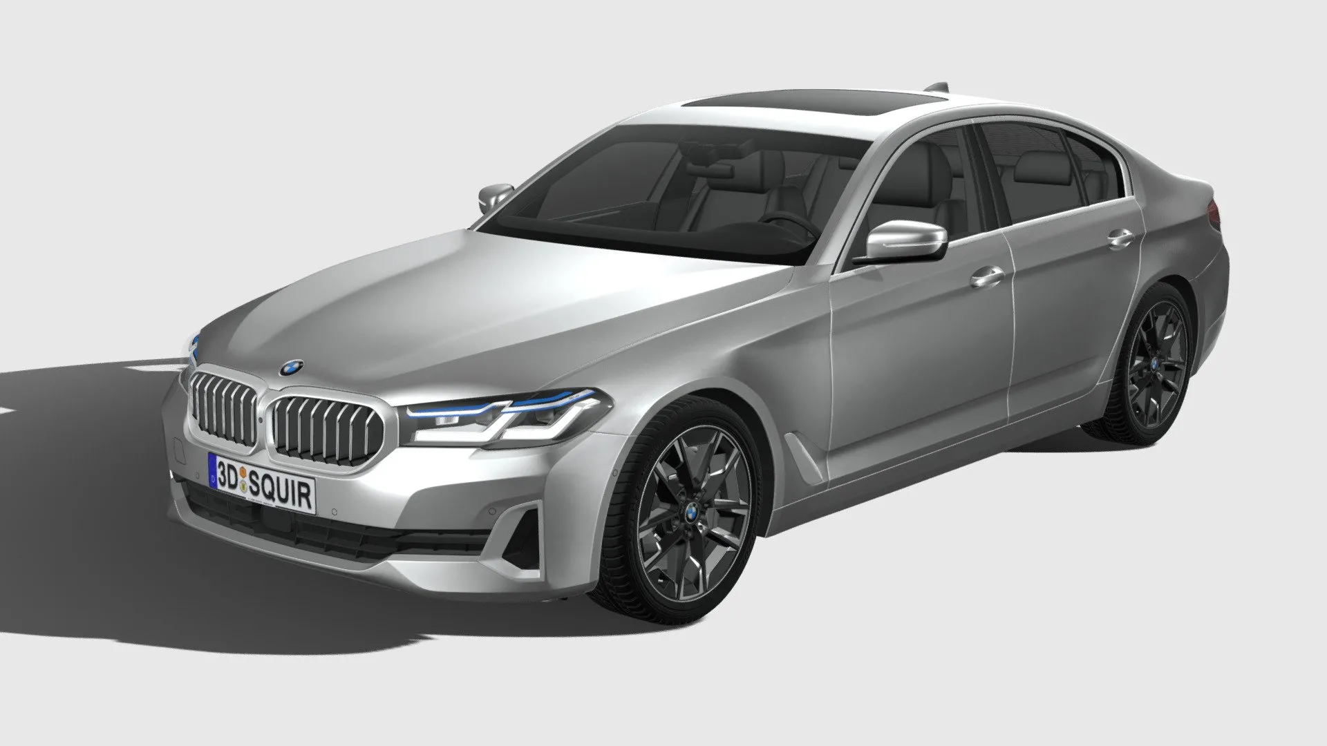 BMW 3D Car (FBX) – bmw 5 series g30 2021 – 3D Model