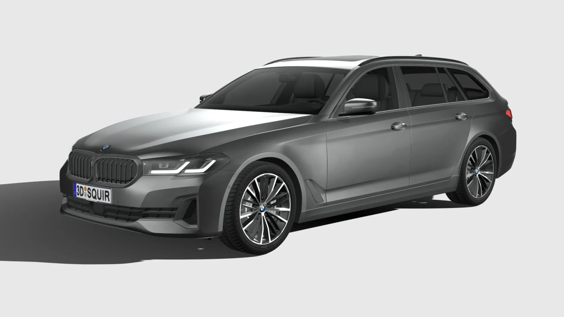 BMW 3D Car (FBX) – bmw 5 series touring g31 2021 – 3D Model