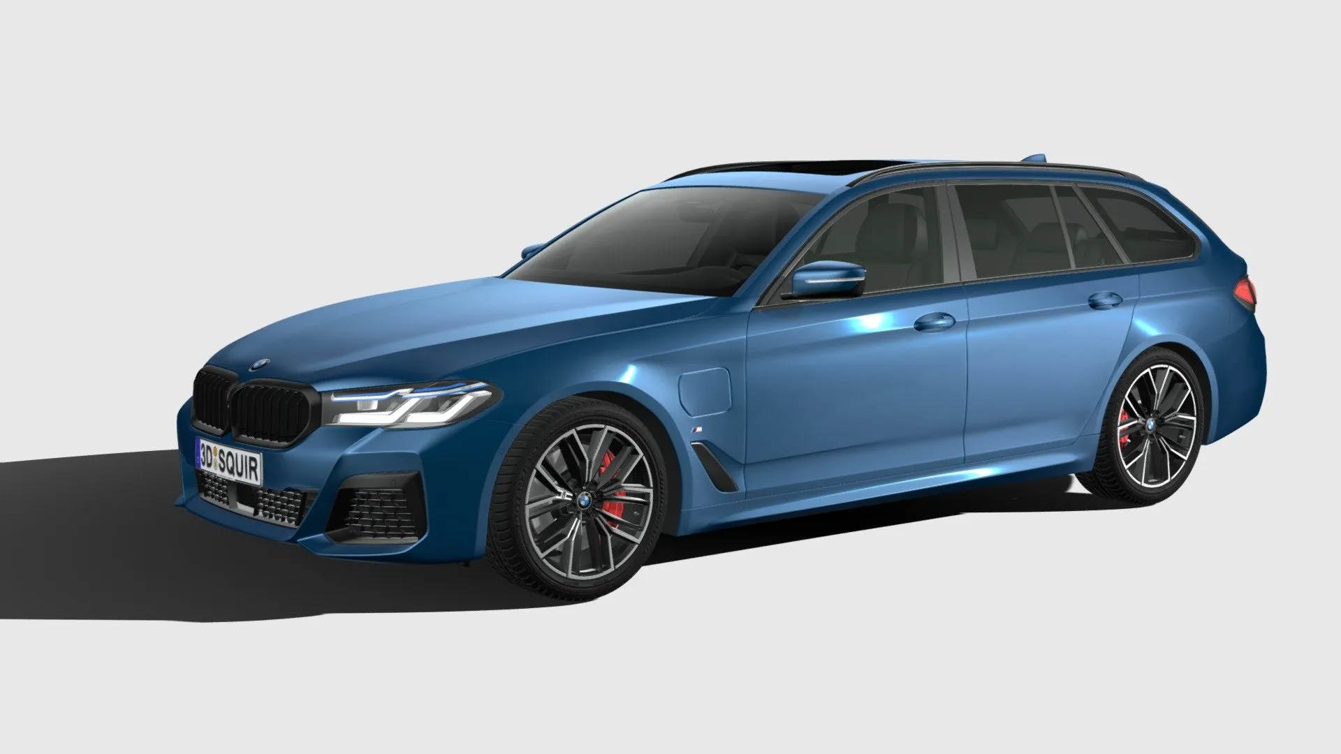 BMW 3D Car (FBX) – bmw 5 series touring g31 m sport 2021 – 3D Model