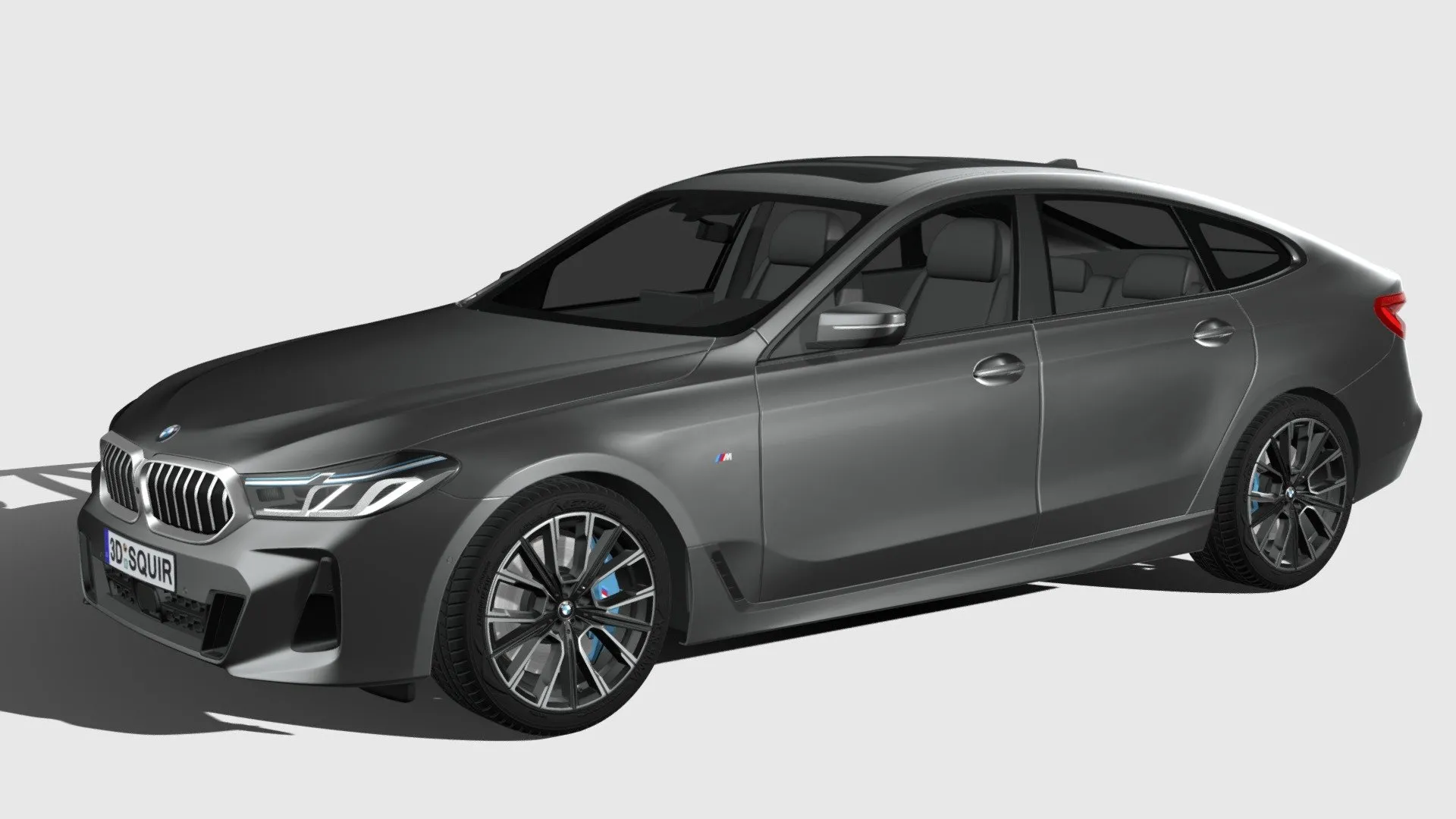 BMW 3D Car (FBX) – bmw 6 series gt m sport 2020 – 3D Model