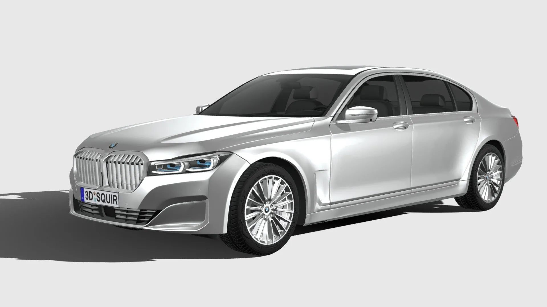BMW 3D Car (FBX) – bmw 7 series g12 long 2020 – 3D Model