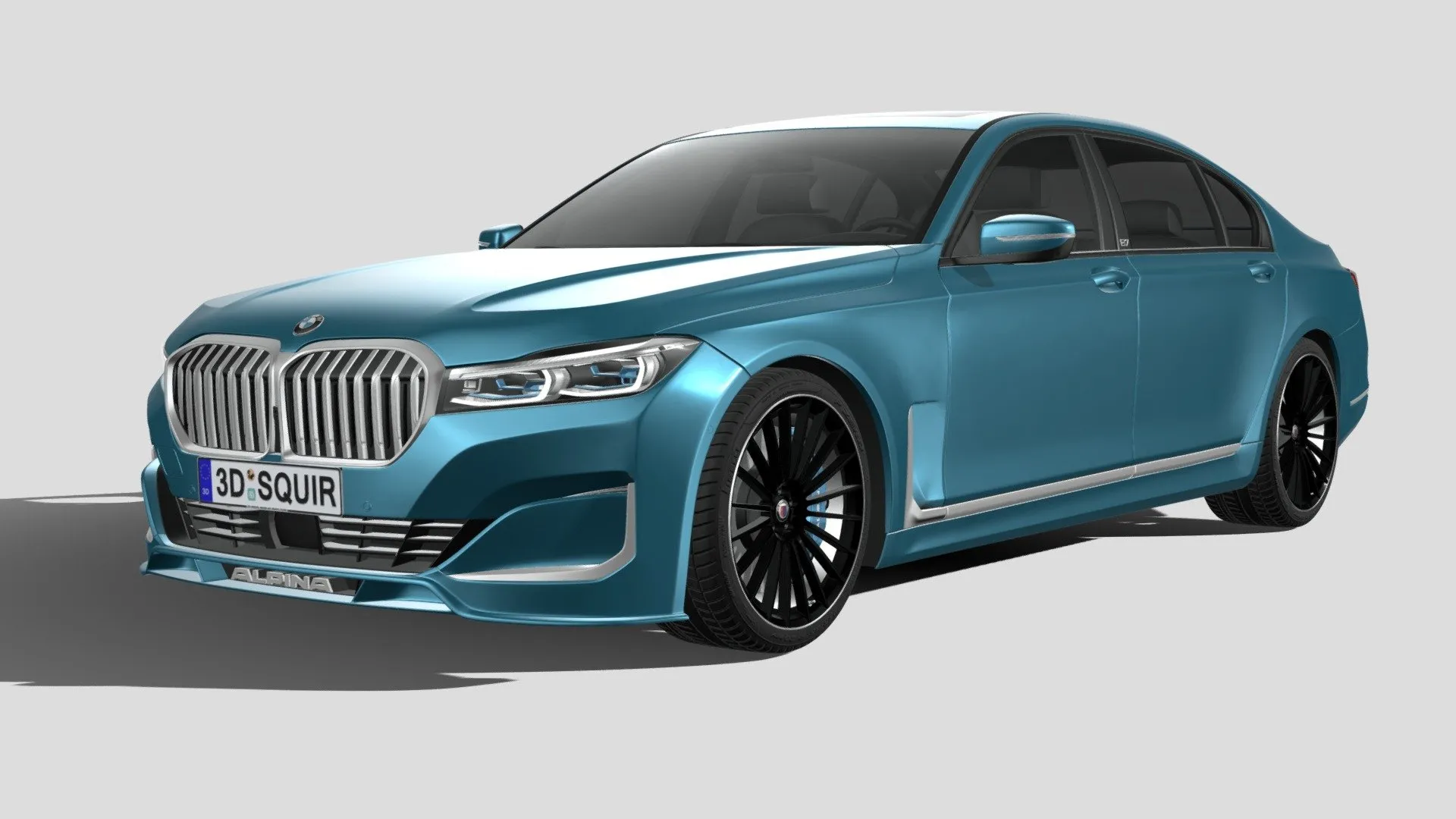 BMW 3D Car (FBX) – bmw alpina b7 2020 – 3D Model