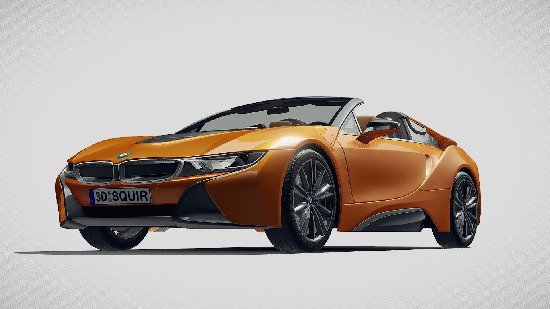 BMW 3D Car (FBX) – bmw i8 roadster 2019 – 3D Model