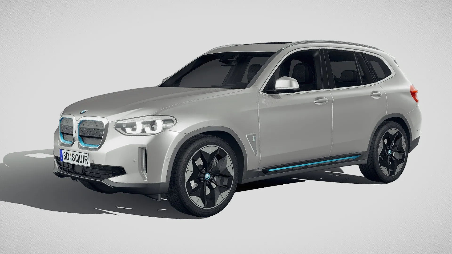 BMW 3D Car (FBX) – bmw ix3 2021 – 3D Model