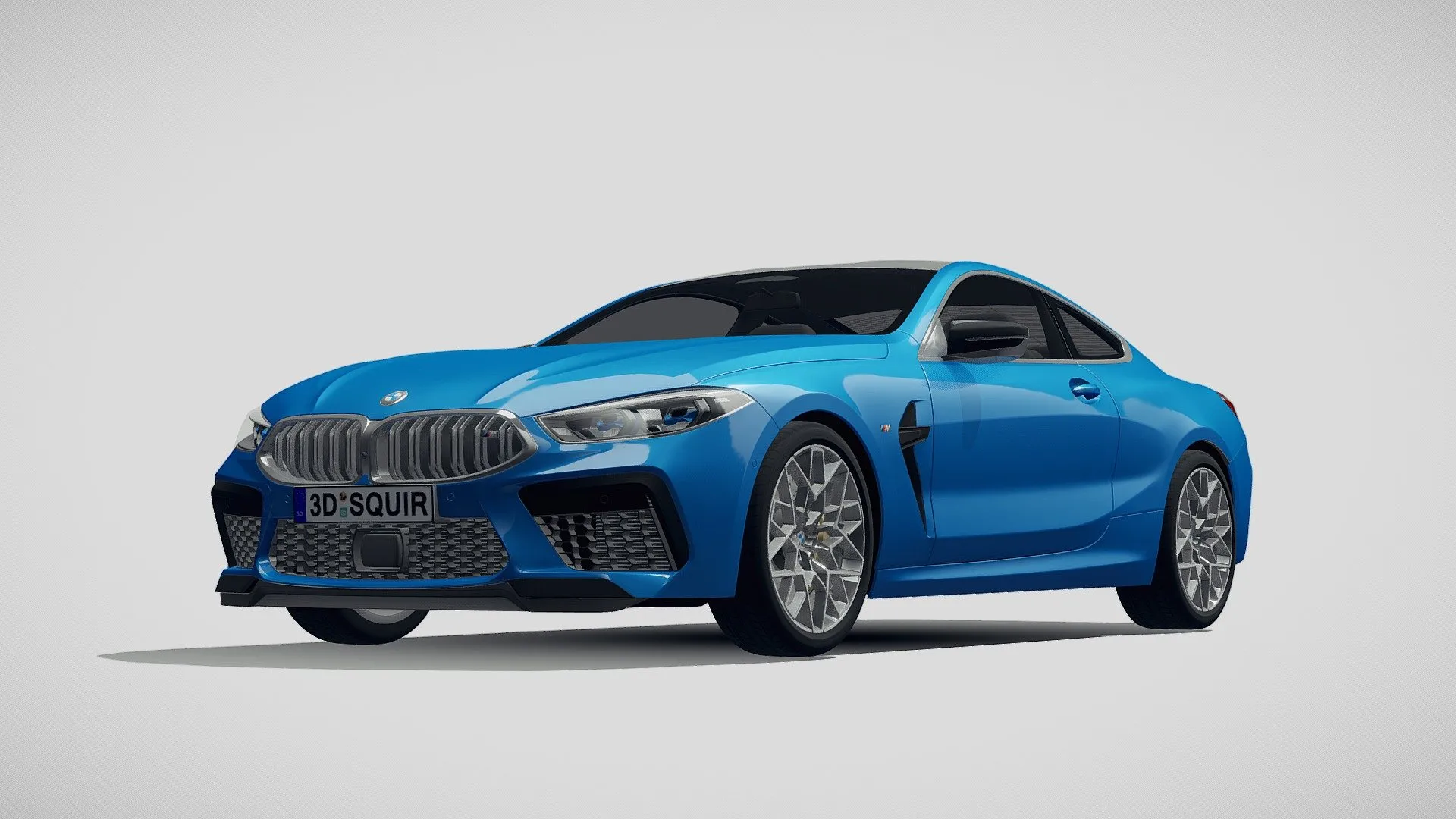 BMW 3D Car (FBX) – bmw m8 competition coupe 2020 – 3D Model