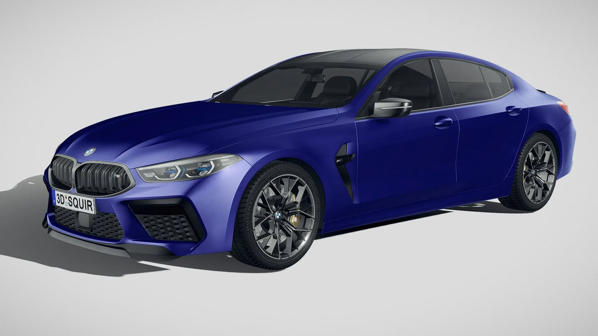 BMW 3D Car (FBX) – bmw m8 gran coupe competition 2020 – 3D Model