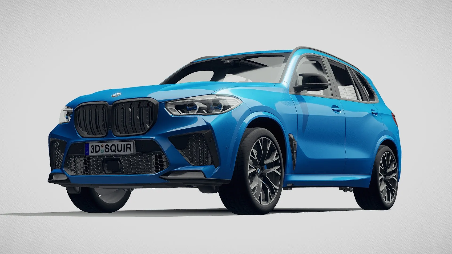 BMW 3D Car (FBX) – bmw x5m competition 2020 – 3D Model