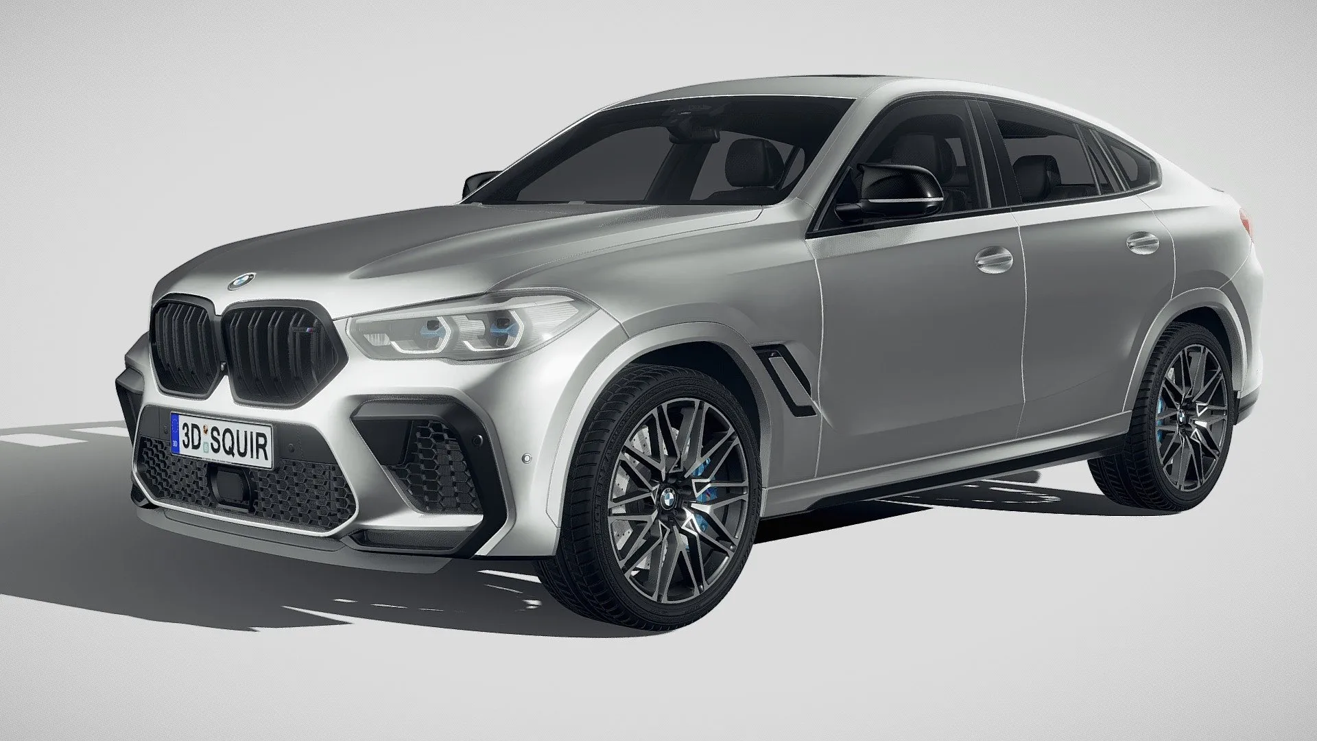 BMW 3D Car (FBX) – bmw x6m competition 2020 – 3D Model