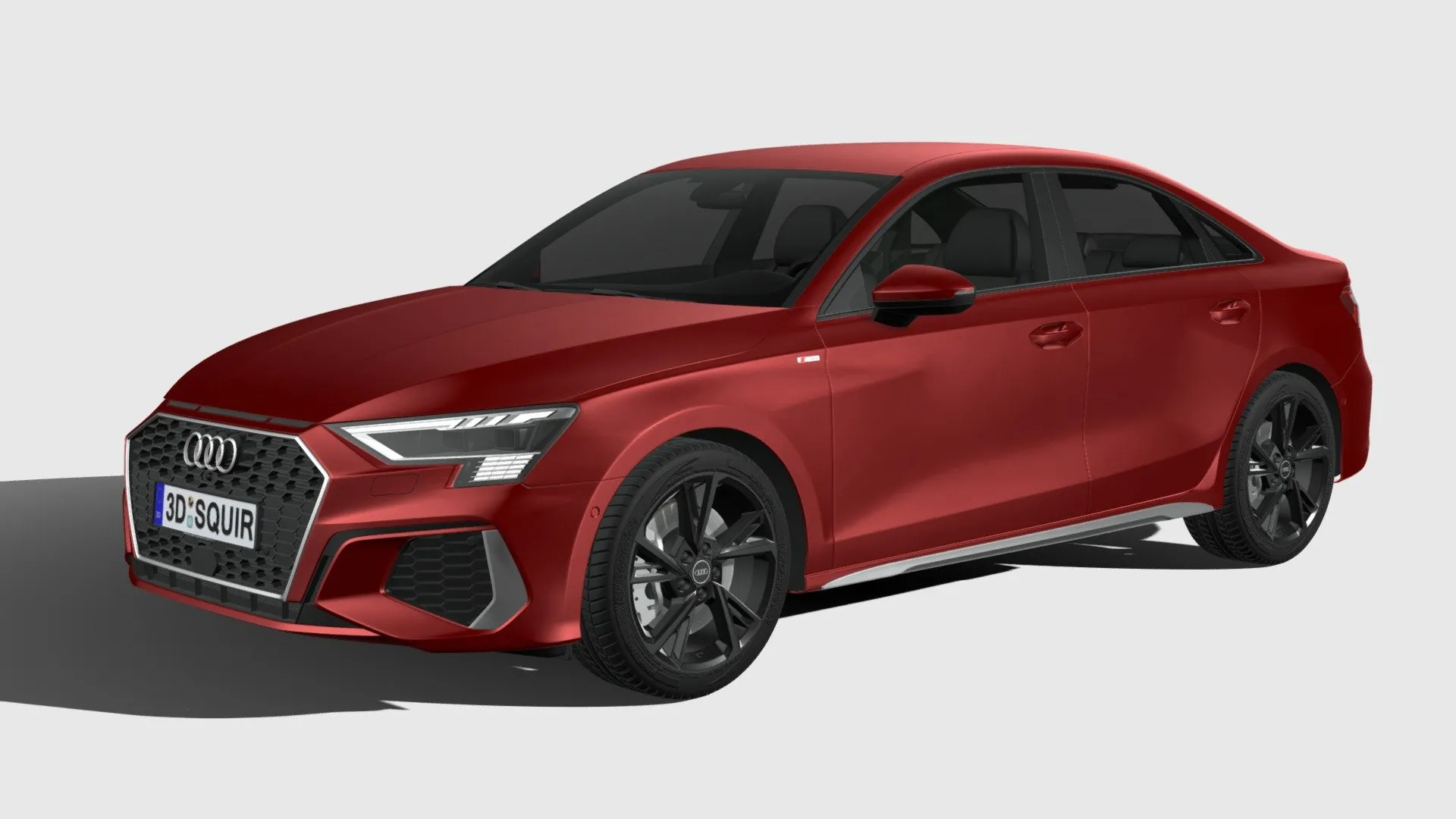 Audi 3D Car (FBX) – audi a3 sedan s line 2021 – 3D Model