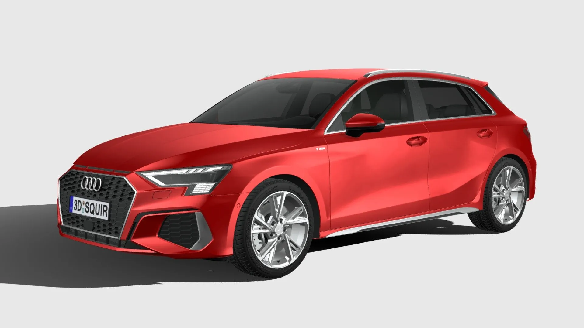 Audi 3D Car (FBX) – audi a3 s line 2021 – 3D Model