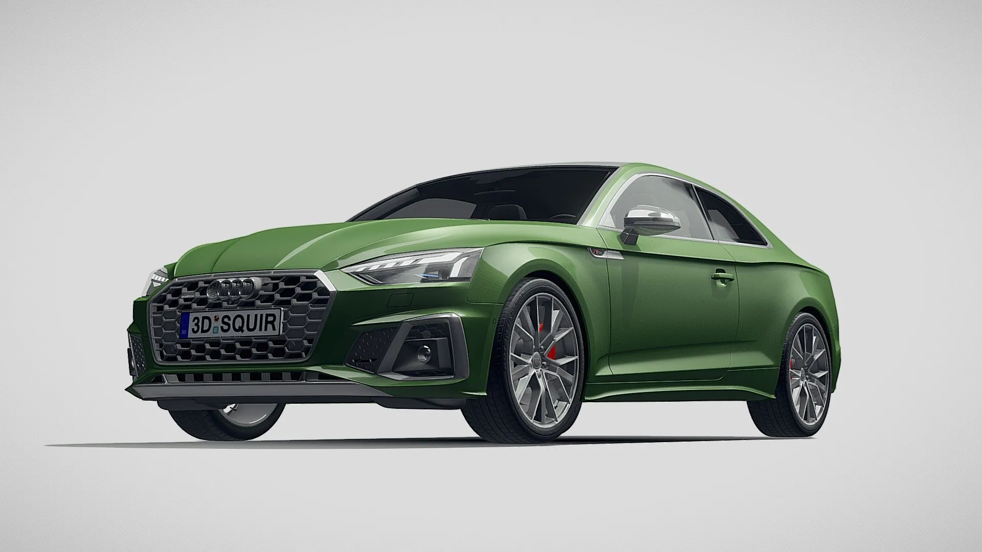 Audi 3D Car (FBX) – audi a5 coupe s line 2020 – 3D Model