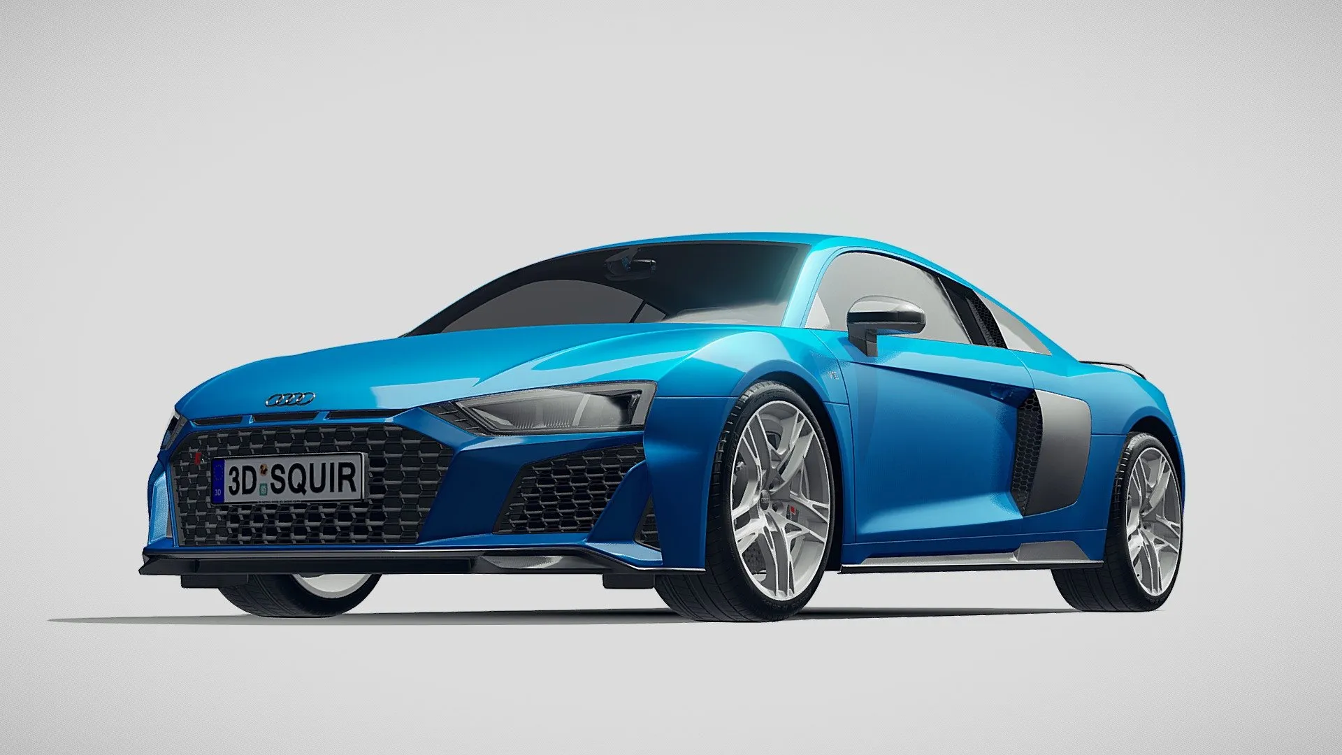 Audi 3D Car (FBX) – audi r8 2019 – 3D Model