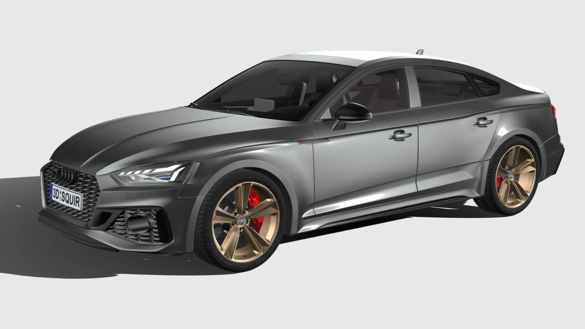 Audi 3D Car (FBX) – audi rs5 sportback 2020 – 3D Model