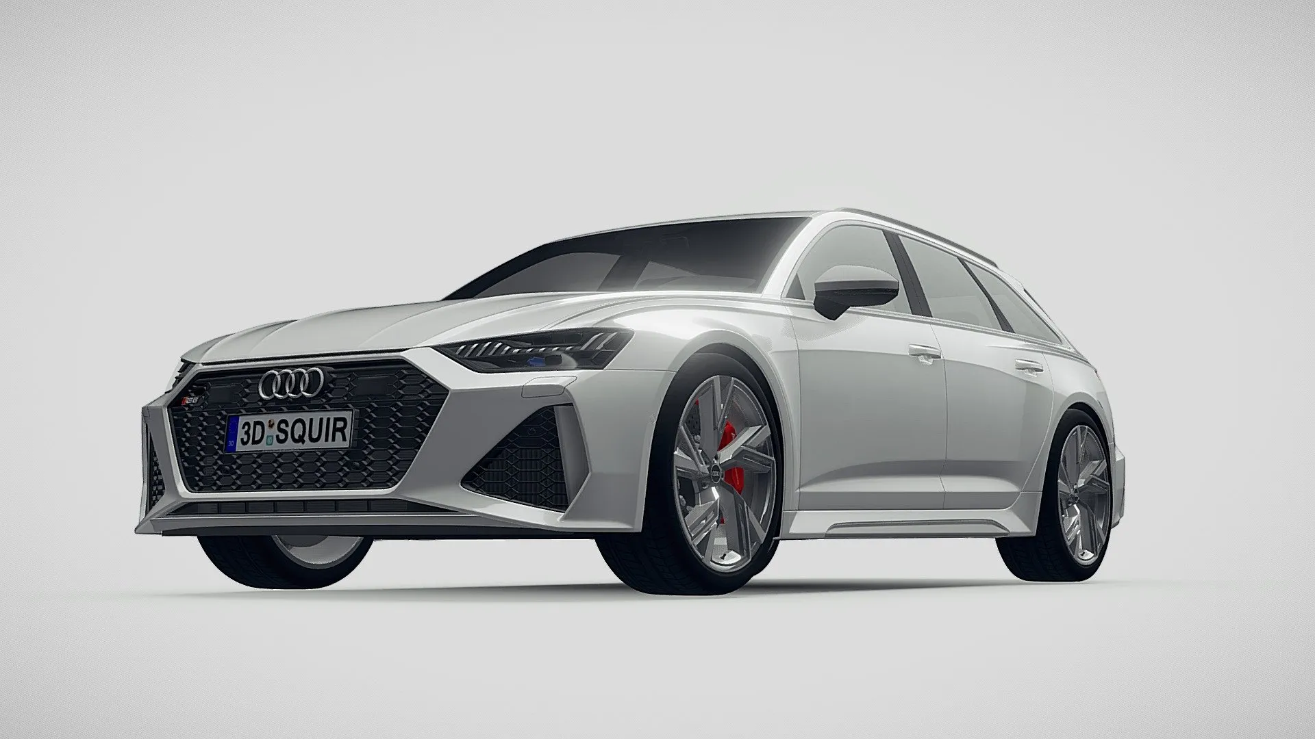 Audi 3D Car (FBX) – audi rs6 avant 2020 – 3D Model