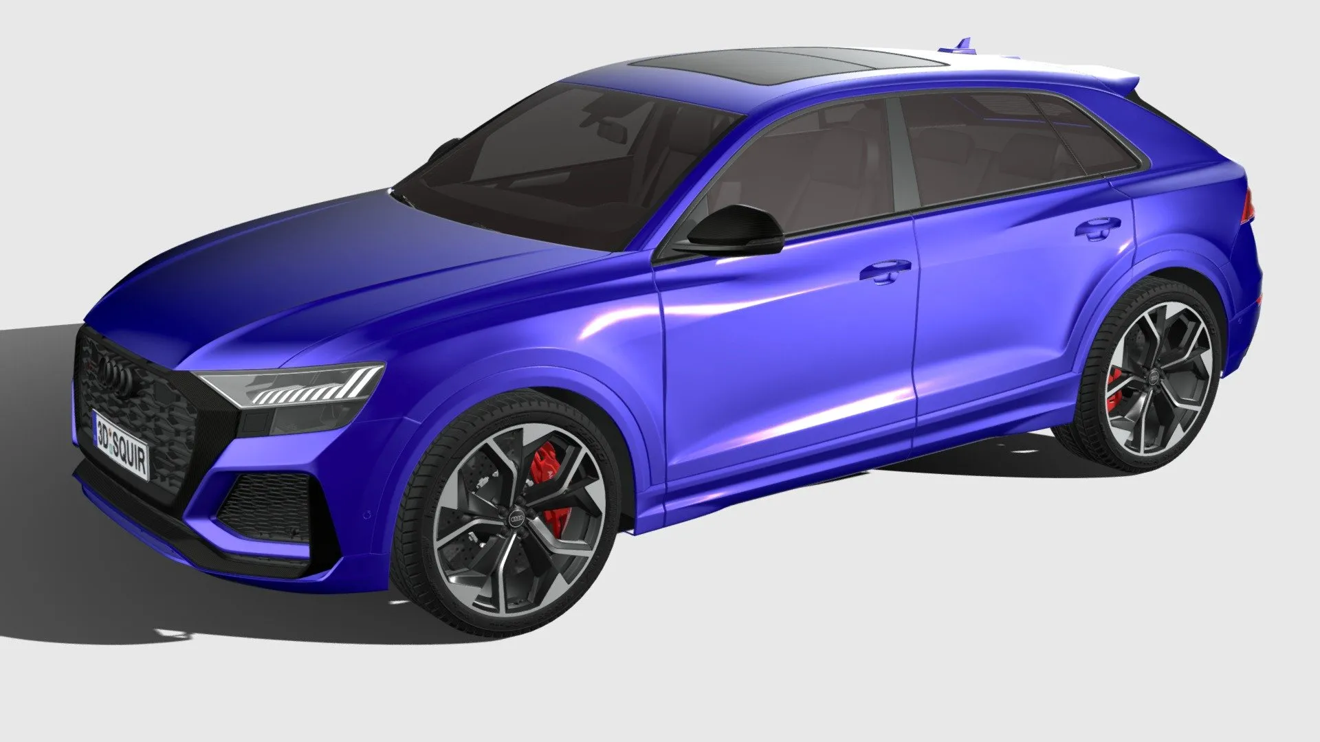 Audi 3D Car (FBX) – audi rs q8 2020 squir – 3D Model