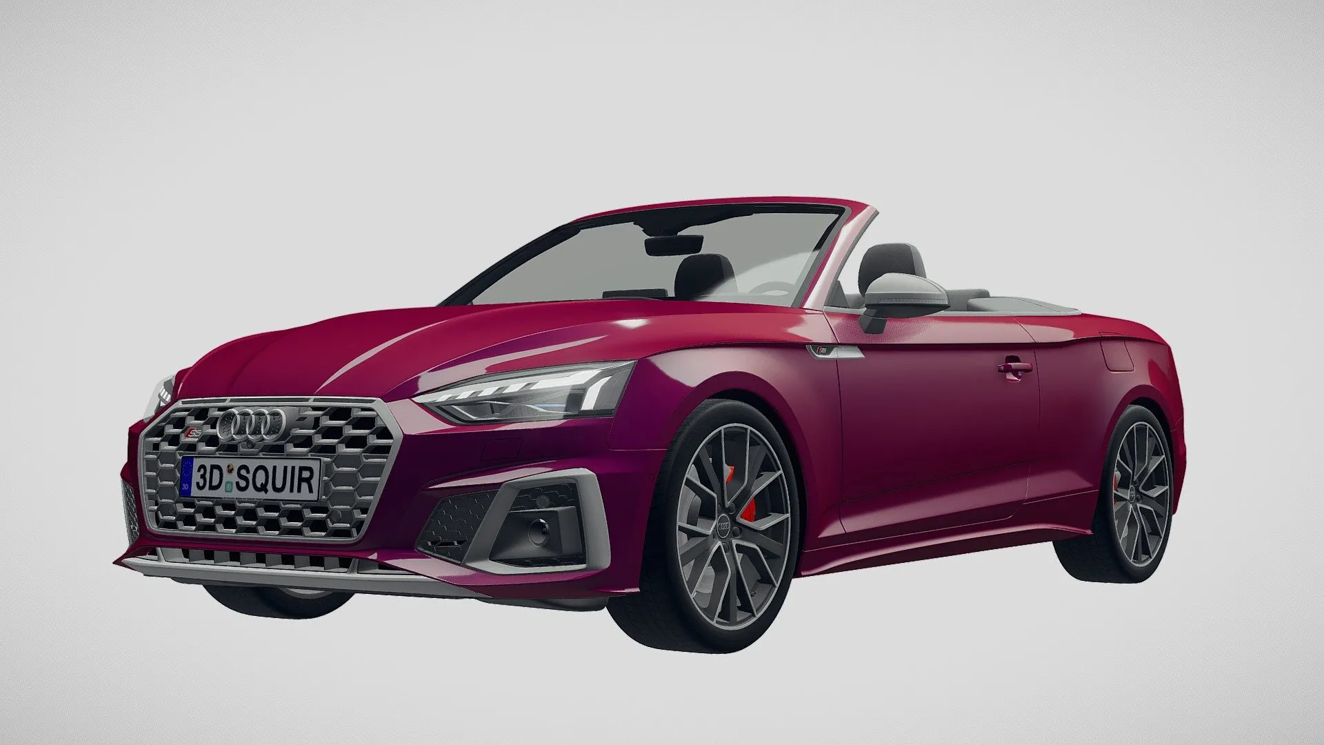 Audi 3D Car (FBX) – audi s5 cabrio 2020 – 3D Model
