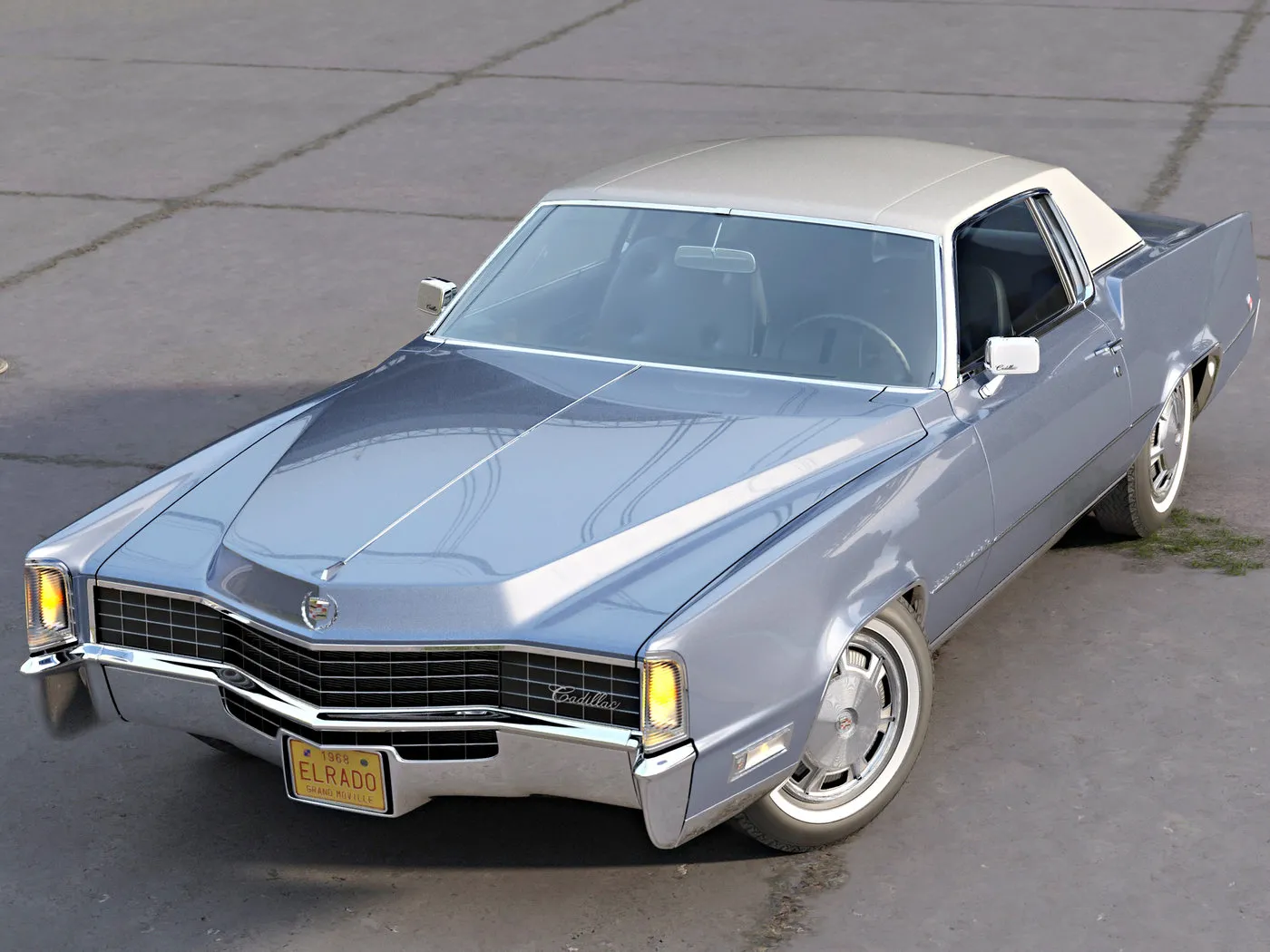 AMERICAN CLASSIC CAR – cadillac eldorado 1968 – 3D Model