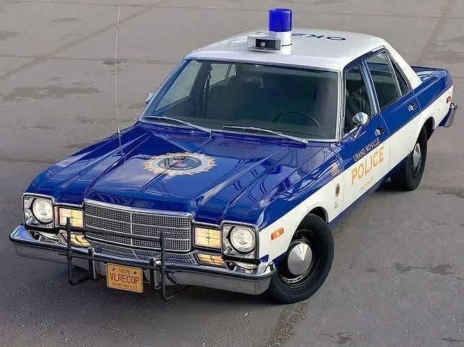 AMERICAN CLASSIC CAR – plymouth volare police 1976 – 3D Model