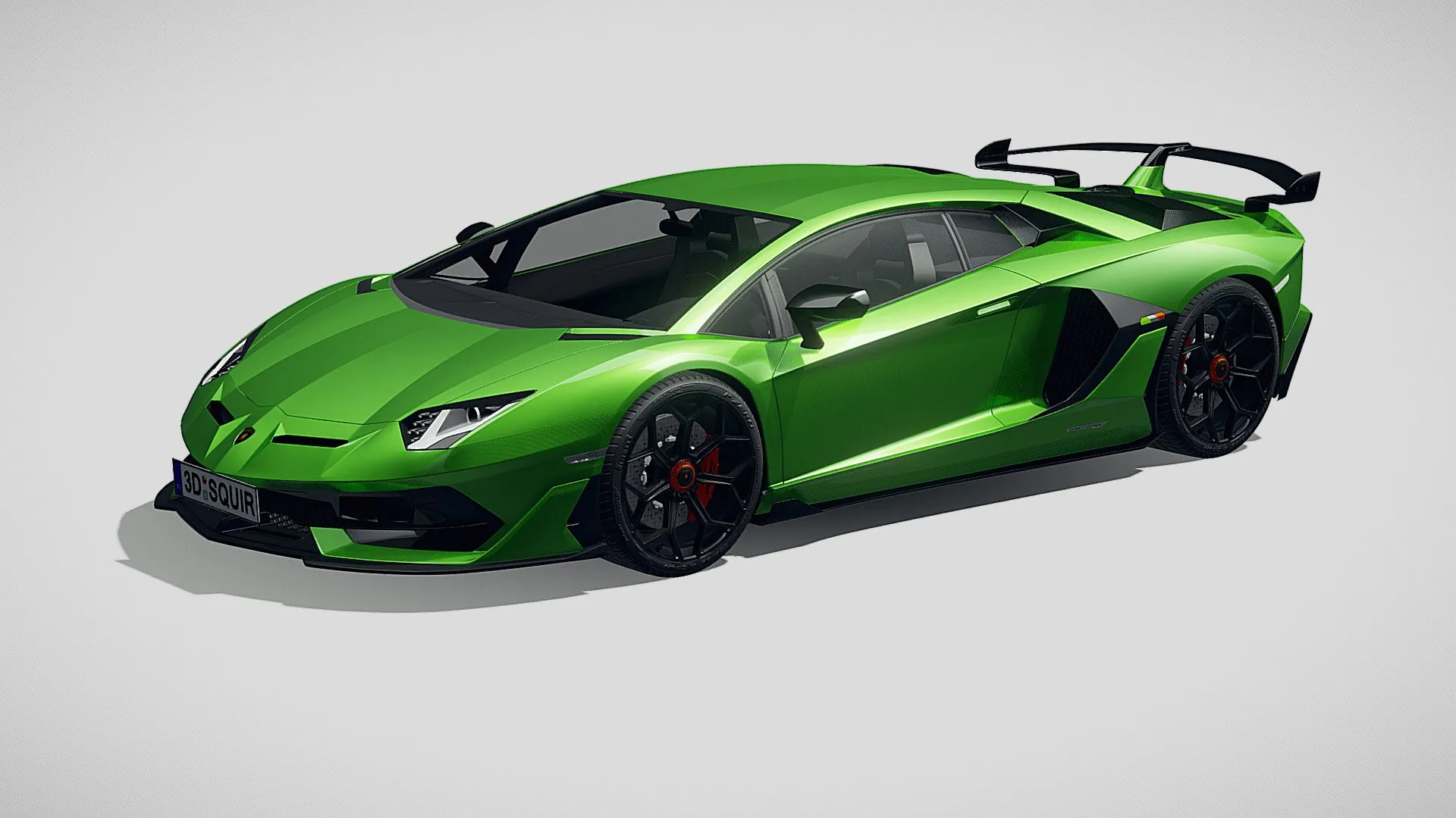 Lamborghini 3D Car (FBX) – lamborghini aventador svj 2019 – 3D Model