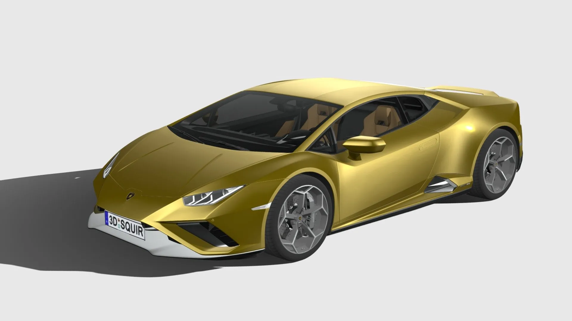 Lamborghini 3D Car (FBX) – lamborghini huracan evo rwd 2021 – 3D Model